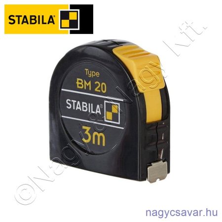 BM 20 3mx12,5mm mérőszalag STABILA