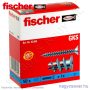 Fischer GKS gipszkarton dübel+csavar (50db/cs)