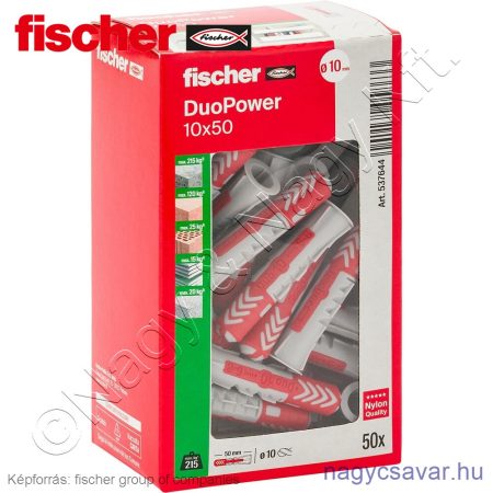 DUOPOWER 14x70 kétkomponensű nylon dübel (20/cs) FISCHER