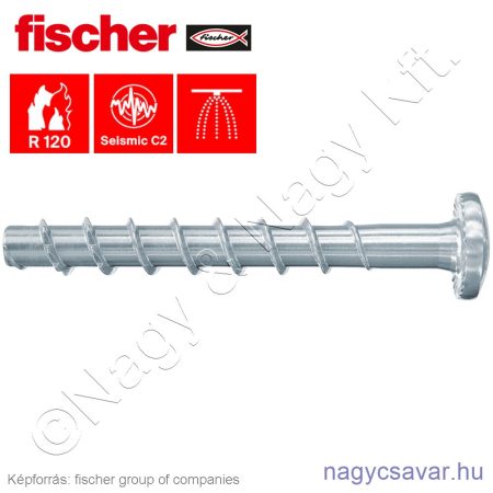 ULTRACUT FBS II 6x80/25 P betoncsavar domború fejjel (100/cs) FISCHER