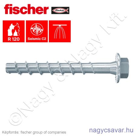 ULTRACUT FBS II 12x150 90/75/50 US betoncsavar hatlapú fejjel (20/cs) FISCHER