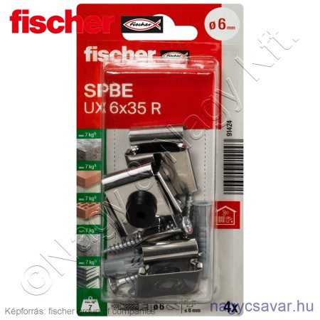 Tükörrögzítő készlet 2 rugós + 2 fix Fischer