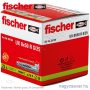 UX 8x50 R S/25 univerzális dübel peremmel és csavarral (25/cs) FISCHER