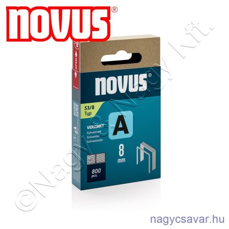 A 53 8mm tűzőkapocs 800db NOVUS